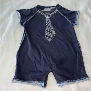 Fao little man 0-3 mos romper